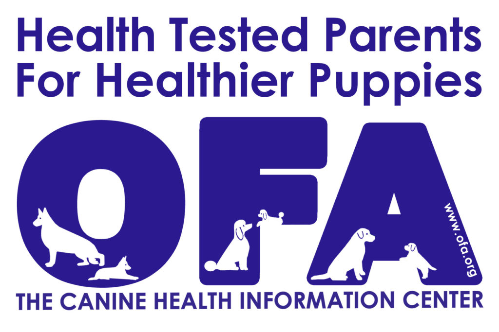 bartin kennels does OFA health testing